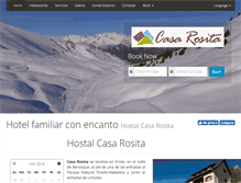 Tablet Screenshot of casarosita.com